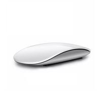 Generico Mouse senza fili Bluetooth 5.0, mouse silenzioso ricaricabile Multi Arc Touch, mouse magico ergonomico ultrasottile, per laptop Ipad Mac PC Macbook (bianco)