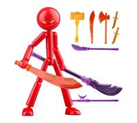 Generico Movable Action Figures - Flexible Jointed Model | Poseable Art Fully Articulated Realistic Structure Smooth Motion Design for Drawing Reference, Display, Bedroom, Office or Home Decor