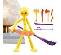 Generico Movable Action Figures - Flexible Jointed Model | Poseable Art Fully Articulated Realistic Structure Smooth Motion Design for Drawing Reference, Display, Bedroom, Office or Home Decor