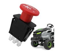 Generico Mower Button Lawn Equipment, Mushroom Shaped Stop Switch, Stable Precision Cutter Deck Accessory, Safety Tool for Adults, Beginners, And Professional Mowing Efficiency