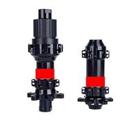 Generico Mozzi for Freni a Disco con bloccaggio Centrale for Bicicletta da Strada 24 Fori 100x12/142x12MM Perno Passante ABG Ruota Libera(100x12 142x12 MS 6)