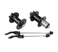 Generico Mozzo D041SB D042SB 32 Fori Anteriore 100mm Posteriore 135mm Nero HG Cuscinetto Mozzi Mountain Bike 28 36 8 9 10 11 velocità(100x9 135x10 28 B-Black)