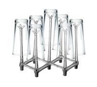 Generico Mug Drying Rack | Modern Sports Bottle Drainer Stand | Drinking Glass flask Draining Frame | Adjustable Reusable Shelf With Non-Slip Bottom For Insulated Water Bottles For Mugs