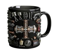 Genérico Mug En Ceramique - 1 pièce Tasse Mécanique Originale - /5,9 pouces Tasse Moteur avec Poignée Anti-Dérapante | Pour Thé Café Fêtes Anniversaire Saint-Valentin Hommes Amateurs d'Automobiles