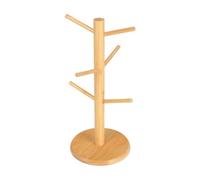 Generico Mug Stand - 13.39 Inch Coffee Cup Tree | Mug Holder Tree With Marble Base | Robust Mugtree With 6 Hooks, Ideal For Kitchen, Living Room, And Cafe, Ensures Order And Space-saving Storage