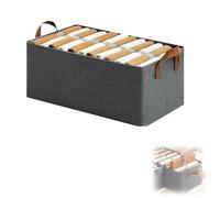 Generico Multi-Functional Folding Wardrobe, Ultra Space Wardrobe Clothes Organizer, Drawer Type Wardrobes Storage Box (Gray)