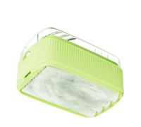 Generico Multi-funzione di sapone schiuma Box mano libera sfregamento Bagno Plus Size creativo rullo SoapBox per la casa Bagno Cucina, lavanderia Spazzola di pulizia Scatola di sapone (green)