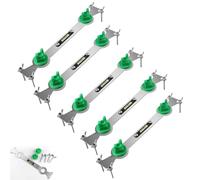 Generico Multifunction Adjustable Pipe Wrench Leveling Tool for Shower Head and Wall Distance, Leveler Spanner for Installation, Stainless Steel, Bathroom Leveling Faucet Tool (5PCS)