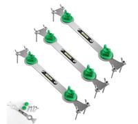 Generico Multifunction Adjustable Pipe Wrench Leveling Tool for Shower Head and Wall Distance, Leveler Spanner for Installation, Stainless Steel, Bathroom Leveling Faucet Tool (3PCS)