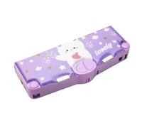 Generico Multifunction Pencil Case, Stationery Organizer Box, ABS Cute Stationery Box for Sharpener, Schedule, School Supplies, Perfect Birthday for Kids, 3.9x9.6x1.4Inches