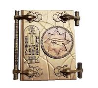 Generico Mummy Prop Replicas Book of The Dead, Vintage Book Drawing Diary Sketchbook Writing Ornament, Realistic Decor Ancient Egypt Collectibles Souvenir