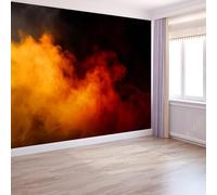 Generico Murales da Parete 3D Fotografia Naturalistica Arte, Fiori Fiammeggianti Fumo Carta da Parati Fotografica di Alta Qualità per Soggiorno e Camere da Letto 250 x 175 cm