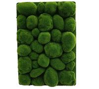 Generico Muschio Artificiale Verde per Decorazioni Esterno e Terrari, Materiale Cotone di Perla e Seta, Naturale e Realistico, per Ambienti Fatati e Pareti Decorative
