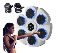 Generico Music Boxing Machine, Boxing Machine A Parete, Macchina da Boxe con Musica Scatola Elettronica da Boxe Ha 9 Modalit Macchina da Boxe con Boxing Machine Blueteeth Intelligente 40 Cm/15,75 Pol