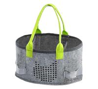 Generico Music Carrying Bag, Stylish Extra Space Felt Cloth Storage Case, 10.24x6.69x5.91 Inches Portable Sturdy Multifunctional Suitcase for Player Starter Sets and Travel Organization