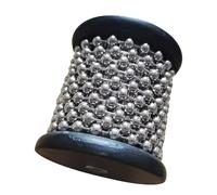 Generico Music Shaker Instrument, Wooden Hand Shaker, 2.56x3.15 Inches Percussion Musical Tool, Metal Bead Rhythm Sound, Ideal for Pop Bands, Classroom, Stage Performances, Music Practice