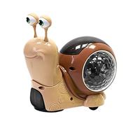 Generico Musical Crawling Snail - 6.26 Inch Ƭoddler Light-Up Snail Toy | Electric Crawling Snails Toy - Automatic Obstacle-Avoiding Toys for Children Birthday Presents Playtime Fun