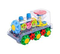 Generico Musical Train Toy - Primme Qualiity Gears, Bright LED Smmooth Surrfaces Engines, Clear Visual Durrable Impactts Carts, Sound Lights Transparent Vehicles - For Todler Birthday Christmas Play