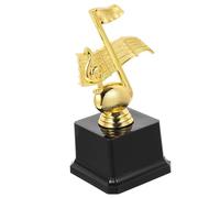 Generico Musicale in Plastica Oro, Coppa Premio Commemorativa | Competition Souvenir, Decorative Trophy, Contest Trophy, School Trophy, Students Trophy, Back To School Party