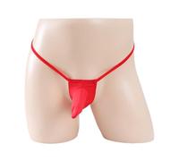 Generico Mutande Boxer Uomo Cotone,Intimo Maschile Intimo Maschile Sottile Trasparente Puro Colore Nudo Seta Ghiaccio Perizoma Maschile Senza Set Sexy di Biancheria Intima Erotica