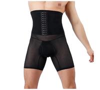 Generico Mutande Contenitive Uomo Elasticizzato Pantaloncini Compressione Uomo vestibilità Slim Body Modellante Shapewear Pantaloncini