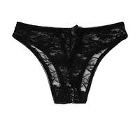 Generico Mutande Donna 2025 Mutandine Sexy Pizzo Comode Semi-Trasparenti Slip Traspirante Bianria Intima Oversize Nonna Perizoma Aperto in Taglie Forti Hipster