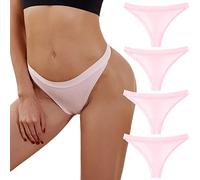 Generico Mutande Donna Confezione 4 Pezzi Stile Medio Oriente Africa Taglia Grande Stringa Sollevamento Glutei Intimo(L)