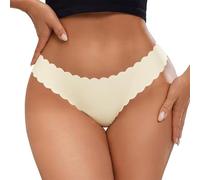 Generico Mutande Donna Invisibile Slip A Vita Bassa Senza Cuciture Mutande Elastico Brief Femminili Pantaloncini, Rave Festival