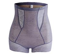 Generico Mutande Donna Modellante Donna Invisibile Pantaloni A Vita Alta in Pizzo con Pancia Chiusa Pantaloni da Dopo Parto Modellanti per Cinture Corsetto Modellante Blue L