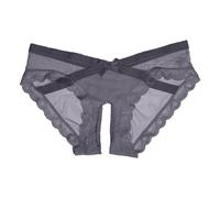 Generico Mutande Donna Sexy-E seducenti Slip Aperti sul Retro Ricamati in Pizzo Trasparente per Indossare Una sensazionale, Morbidezza imbattibile e Traspirante