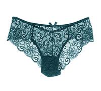 Generico Mutande Donna Sexy Mutandine Pizzo Sottili Perizoma Vita Alta Elastico E Confortevole Motivo Floreale Taglia Forti Hipster Traspirante Slip Pancia Piatta