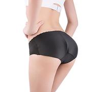 Generico Mutande Donna Sollevamento Glutei Imbottito Vita Alta Allenatore Forma Glutei Intimo(Black, M)