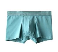 Generico Mutandine Mutande Sollevamento Glutei Imbottito Strumento Modellante Bodylifting Mutande Boxer Uomo Uomo Boxer Bianche Culotte Sportive Sexy Slip (Mint Green, L)