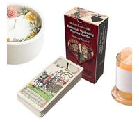 Generico Mystical Tarot Deck - Vintage Fortune Telling, Embossed Block with Feature, Cardstock Frame Gear with Feature, Deck Functional Styling, Learning Supplies for Beginners, Kids, Teen