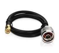 Generico N male To RP SMA male LMR200 RF Coaxial Extension Jumper Cable Low Loss LMR200 Antenna RF Coaxial Cable Connector Pure Copper 50 Ohm (6 metre)