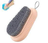 Genérico Nail Cleaning Brush - polisher compact dinger polisher, durable hand scraper | angled handles base dense cleaning fibers, lightweight sanitation tool, for pedicure nail