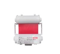 Generico Nastro a trasferimento termico senza chip SL-R101T, compatibile for MAX CPM-100HC 100G3C 100HG3C 100HIII PM-100A 100HG Stampante for etichette Bepop SL-R102T(R103T No Chip Red)