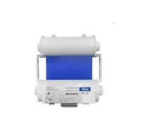 Generico Nastro a trasferimento termico senza chip SL-R101T, compatibile for MAX CPM-100HC 100G3C 100HG3C 100HIII PM-100A 100HG Stampante for etichette Bepop SL-R102T(R104T No Chip Blue)