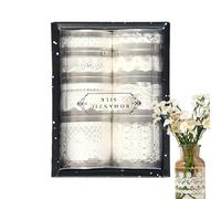 Generico Nastro Decorativo | Nastro Per Arti E Hobby - Bordo In Pizzo PET Per Decorare Planner Decorazioni Romantiche Avvolgere Album Foto Arredamento Casa Accento Nozze Journaling
