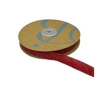 Generico Nastro Doppio Lame' Colore Rosso 15 mm x 10 Metri