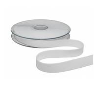 Generico Nastro in Velluto Doppio 15 mm x 15 Metri Colore 01 Bianco