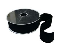 Generico Nastro in Velluto Doppio 40 mm x 15 Metri Colore 30 Nero