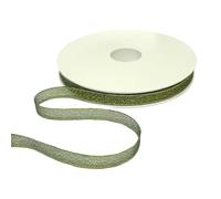 Generico Nastro Laminato Lamè Verde E Oro 10 mm x 50 Metri