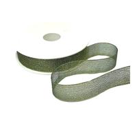 Generico Nastro Laminato Lamè Verde e Oro 25 mm x 50 Metri