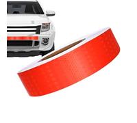 Genérico Nastro riflettente per auto, 5 cm x 10 m, adesivo impermeabile, per segnalare emergenze in auto e rimorchi