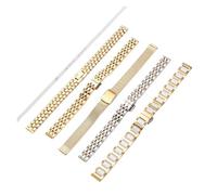 Generico NASUNJIA Accessori For Cinturini Milanese Da 8-18 Mm In Oro, Universali, Compatibili Con Qualsiasi Marca Di Cinturino For Orologio In Acciaio Inossidabile(B-Silver Gold,14mm)