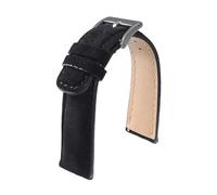 Generico NASUNJIA Cinturini In Morbida Pelle Scamosciata Da 18 Mm, 20 Mm, 22 Mm, Cinturino Vintage For Orologio, Sgancio Rapido, Bracciale In Pelle Di Vitello, Accessori For Uomo E Donna(Black,22mm)