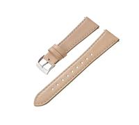 Generico NASUNJIA Cinturino For Orologio In Morbida Pelle Ultra Sottile Da 20 Mm A Sgancio Rapido, Accessori For Cinturini For Orologi Da Uomo E Da Donna(Milky White,22mm)