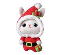 Genérico Natale Animali Feltro - Artigianato Decorativo Coniglio E Alce DIY | Pacchetto Di Materiale Animale,Per Albero Di Natale Vacanze Specchi Retrovisori Borsa Bambini E