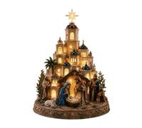 Generico Nativity Scene Light Tower Christmas Home Accent Centerpiece